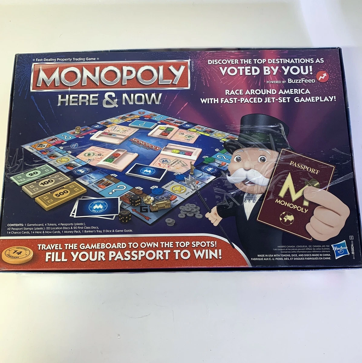 Monopoly Chance Board Game, Fast-Paced Monopoly Game, 20 Min. Average, Ages  8+ - Monopoly