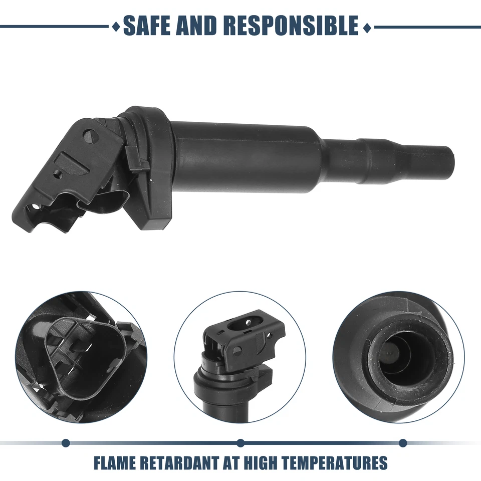 Juego de bobinas de encendido y bujías Kit de paquetes de bobinas de bujías para BMW 3,0 L Foto 3 de 4