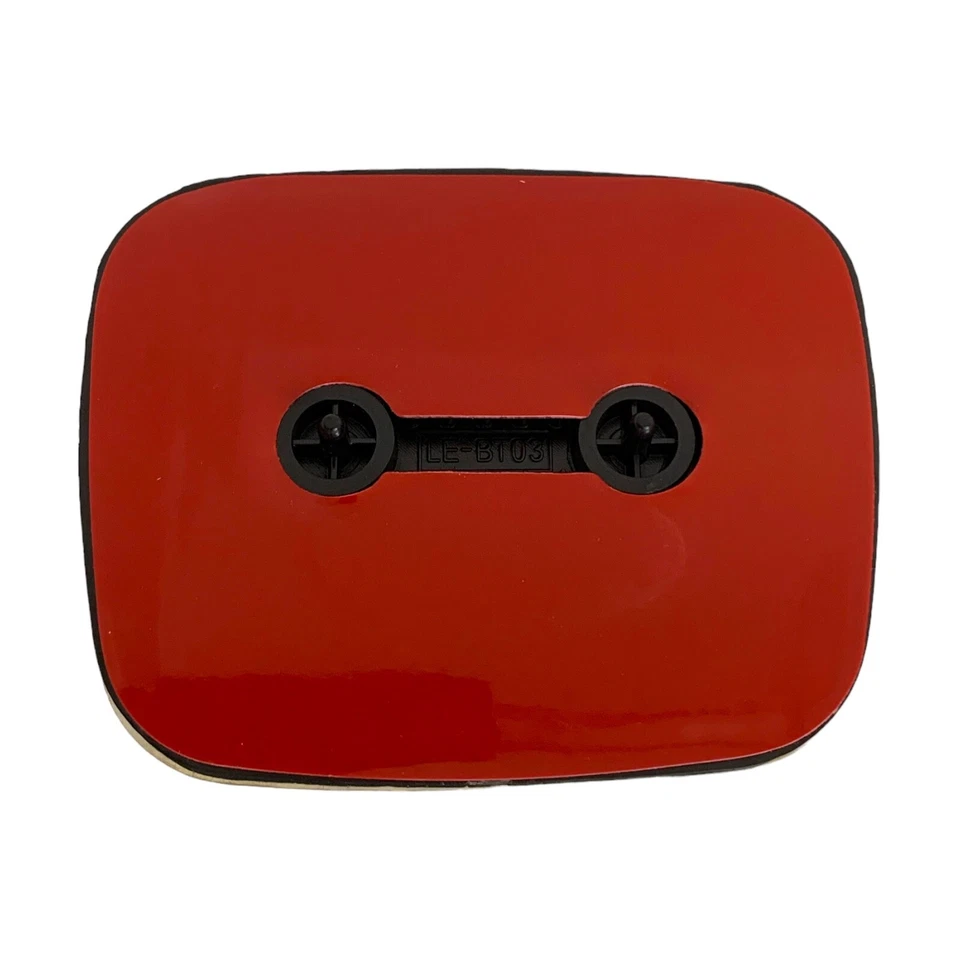 Honda Civic Grille Emblem Front Badge RED Logo for 2002-2005 Honda Civic - Image 3 of 3