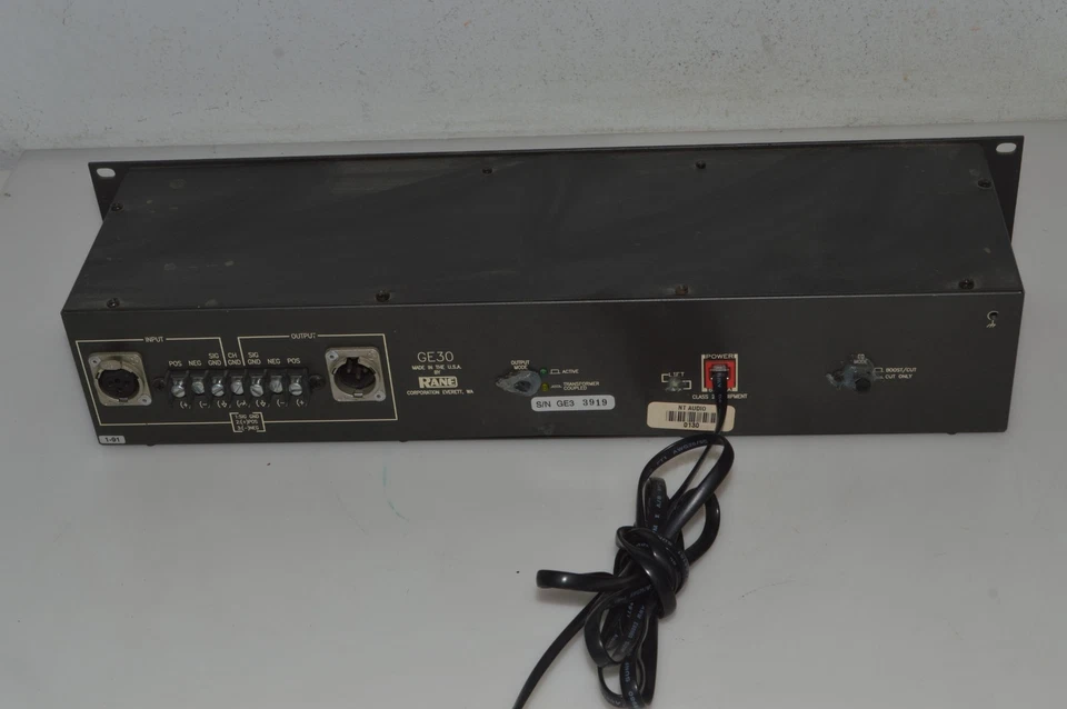 *TC* RANE GE30 GE 30 GRAPHIC EQ EQUALIZER  (DEP27) - Image 3 of 4