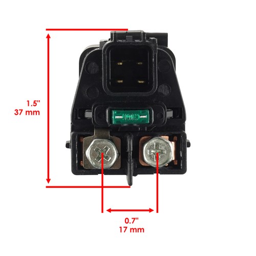 Starter & Relay Solenoid for Suzuki LT-A500X LTA500X Kingquad 500 Axi 2009-2020 - Picture 4 of 8