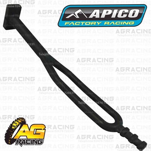 Apico schwarz Gummi Seitenständer Scheinwerfer Batterie Gurt für Husaberg TE FE Enduro - Bild 1 von 1