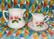 NEW Greenbrier Resort Hotel Homer Laughlin Dorothy Draper 2.5”  3.5” pitcher NOS