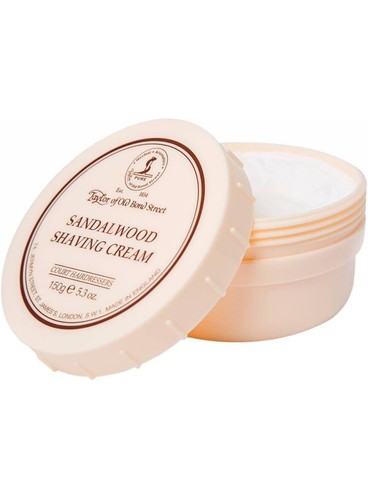 Taylor Of Old Bond Street Premium Sandalwood & Shea Butter Shaving Soap Jar Bowl - Picture 5 of 7