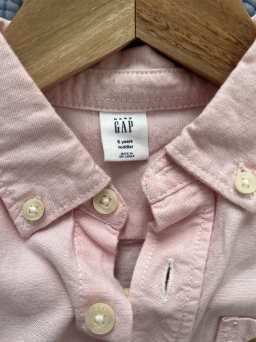 Gap Oxfird Shirt Boys 5 Years - Picture 3 of 4