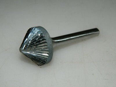 Cone Double Cut Burr 1'' Cut Diam 1/2'' Cut Length 1/4'' Shank Diam 73242331