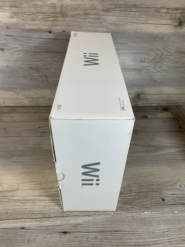 NINTENDO WII WHITE SYSTEM CONSOLE ORIGINAL BOX W/ Tray Insert - See Pics - Picture 3 of 11