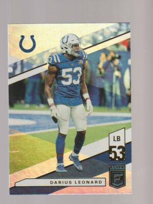 2019 Panini Elite #67 Darius Leonard card, Philadelphia Eagles