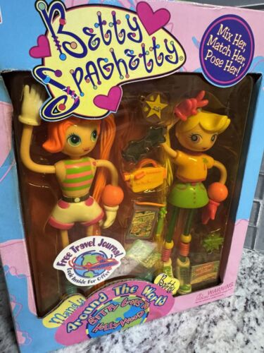 Vintage NEU 1999 Betty Spaghetty Around the World Betty and Mandy Hollywood - Bild 5 von 5