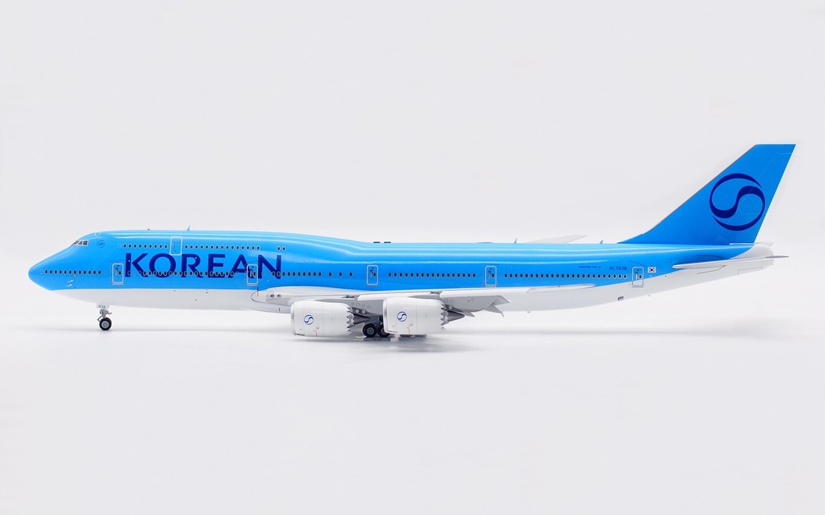 SQ Wings 1:200 大韓航空 B747-8I HL7638 SQ Wings 1:200 Korean Air Boeing B747-8 Diecast Aircraft JET
