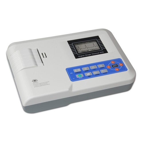 CONTEC Electrocardiograph 12 Lead Monitor Single Channel Rechargeable Battery - Picture 3 of 12