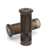"Anderson Style Griffe Transparent Schwarz 25,4 Mm F. Harley Und Chopper 1\" Grips"