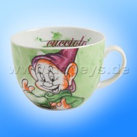 "Egan Disney Cappuccino Tasse \"Seppl\" 7 Zwerge Groß , 60 Cl"