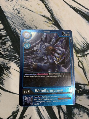1x Digimon WereGarurumon  P-008  Gift Box Promo 2022 Ships Same Day!!!