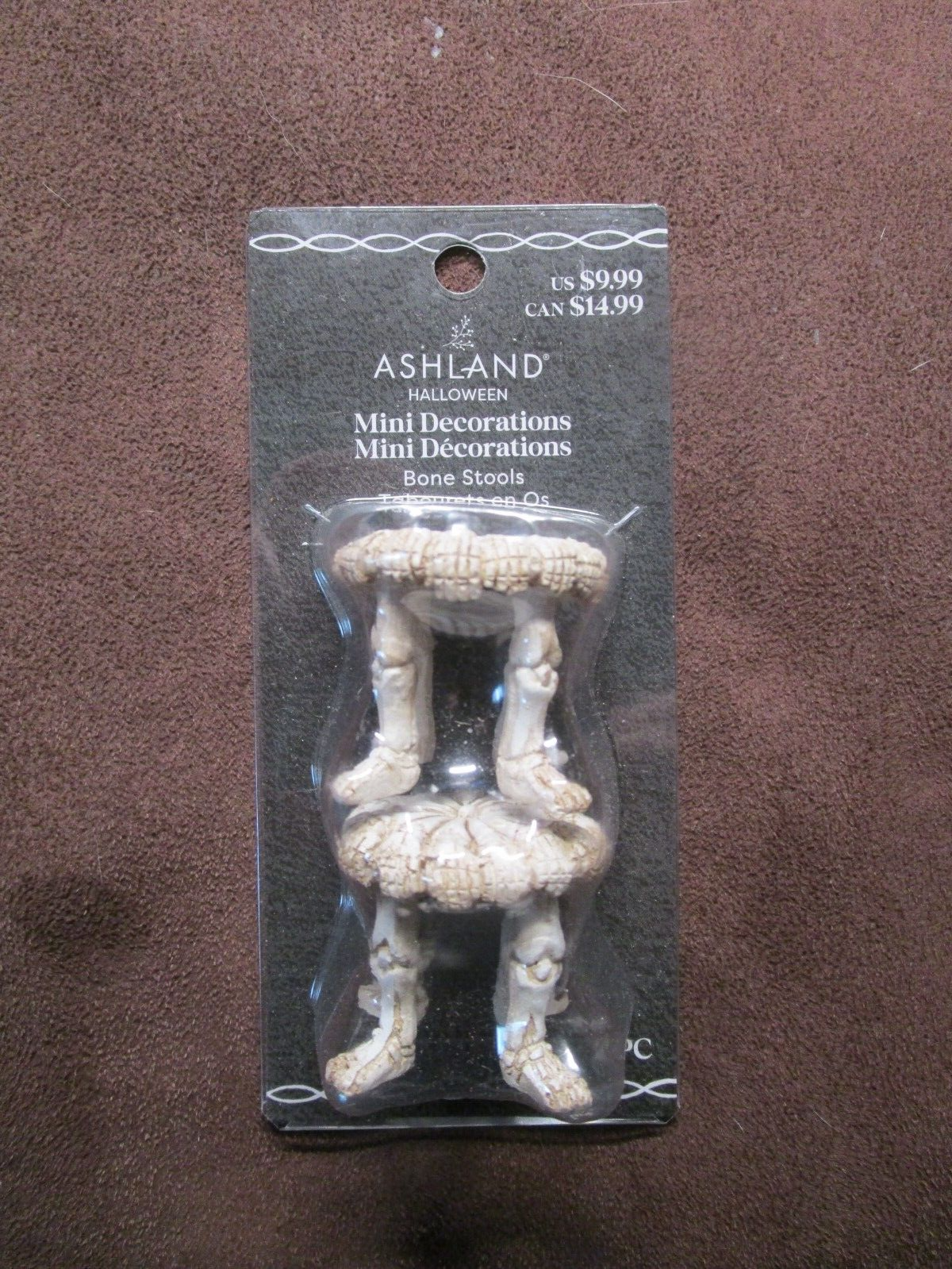 Ashland Halloween Tiny Treasures, Bone Stools  2024  NEW