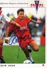 Eoin Jess - Aberdeen - Signed Trading Card - COA - (26630)