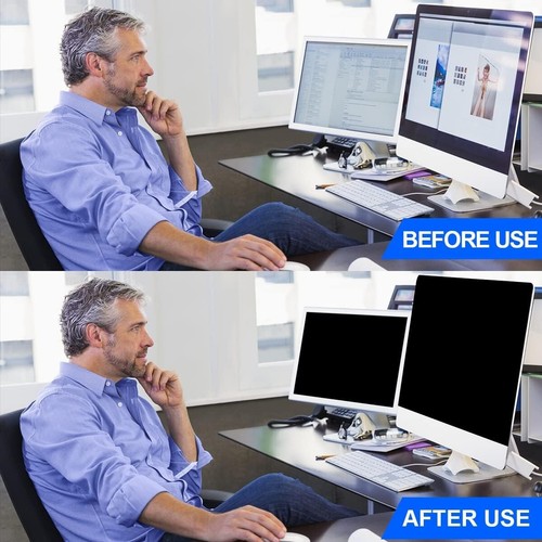 Computer Privacy Screen Filter 27" Hanging Privacy Screen Protector Compatible W - Afbeelding 5 van 5