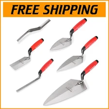 Complete 6PCS Masonry Tool Set for Bricklayers – Durable & Easy-Clean Design