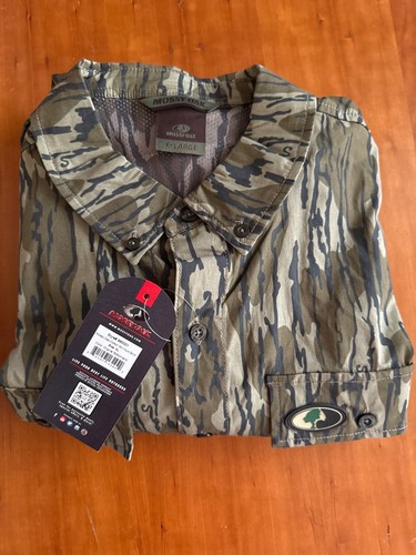 Mossy Oak Bottomland Mill Flex Camo Button Up Select Shirt or Pants XL, NWT - Picture 6 of 11