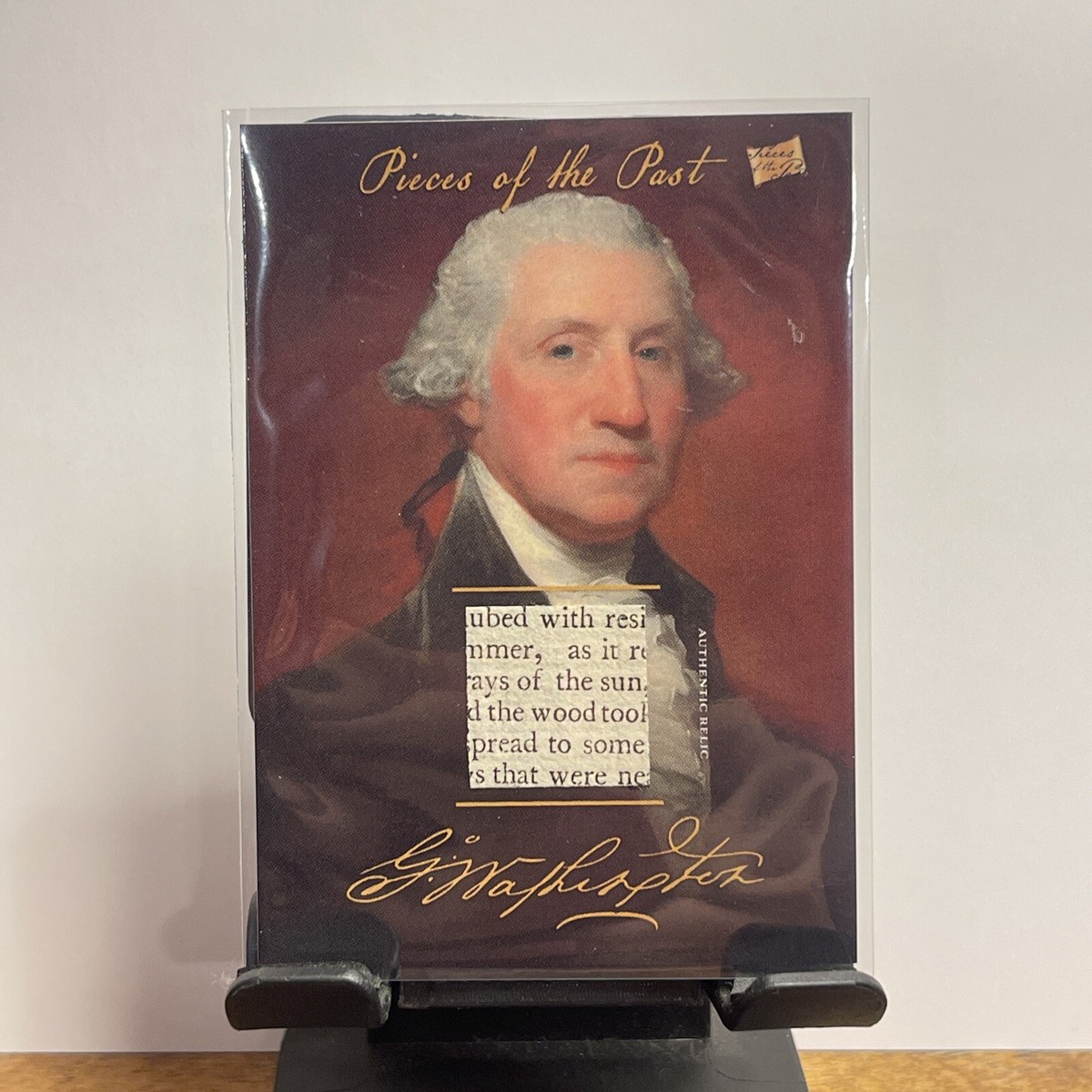 pieces of the past ワシントン 直筆 レリック 検 サイン 2024 Pieces of the Past George Washington Authentic