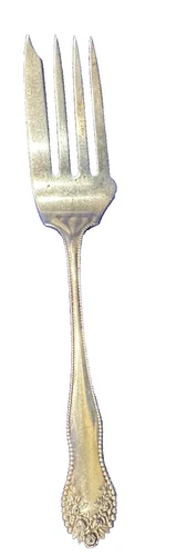 Gorham Lancaster solid sterling cold meat serving fork  ( 1897 -NO MONOGRAMS)