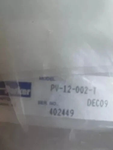 PV-12-002-T PARKER Valve DEC09 402449 NEW FedEx or DHL