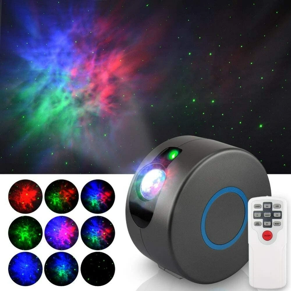 Aurora Star Galaxy Starry Sky LED Projector Lamp Rotating Night