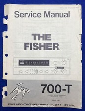Original THE FISHER / 700-T / Service Manual -- 2