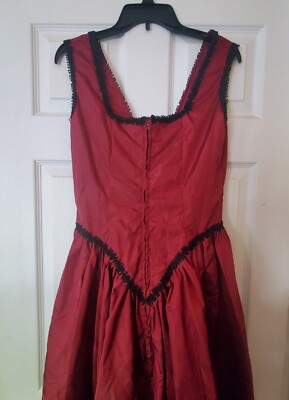 Vintage Subterranea Gown Hot Topic Torrid Large Victorian Goth Red Dress Cosplay | eBay Vintage Subterranea Gown Hot Topic Torrid Large Victorian Goth Red Dress Cosplay | eBay