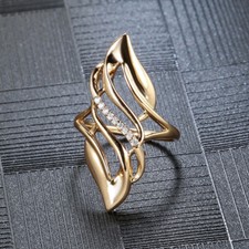 Fashion Silver Plated Cubic Zirconia Rings for Women Wedding Jewelry Size 5-12