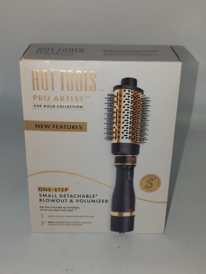 Hot Tools Pro Artist 24k Gold Collection Detachable Blowout Volumizer 