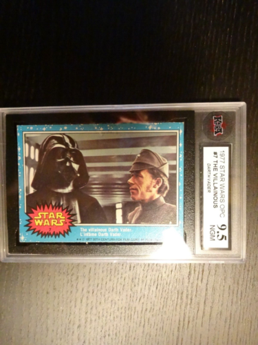 1977 STAR WARS OPC 7 The Villainous Darth Vader KSA 9.5 (PSA 9/APR $4,000) GEM💎 - Picture 3 of 3