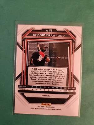 2023 Panini Prizm Reggie Crawford #174 Pink Ice Giants | eBay