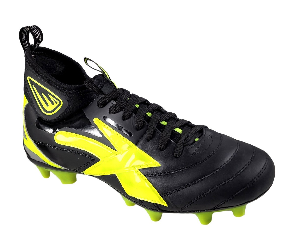 Authentic Concord Soccer Cleats S210XN Color Black/Fluorescent