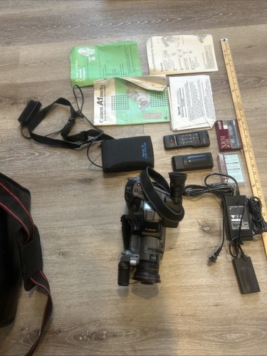 Canon A1 Digital 8 mm Video Camera + Lens & Microphone + Many Extras 1991 READ! - Picture 18 of 21
