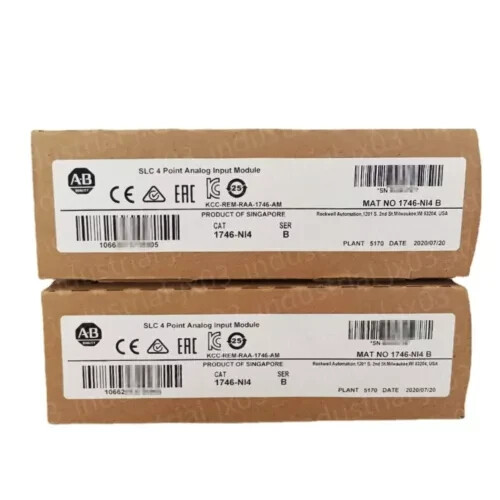 New Factory Sealed Allen-Bradley 1746-NI4 /B SLC 500 Analog Input Module 1746NI4