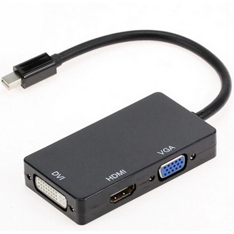 Mini Display Thunderbolt2 To VGA HDMI DVI Adapter Cable For Surface Dell NUC HP - Image 2 of 4