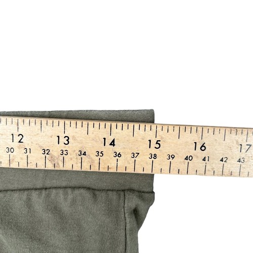 Torrid Legging Women Size 1X Olive Green Crop Signature Waist Premium Knit Ankle - Picture 5 of 8