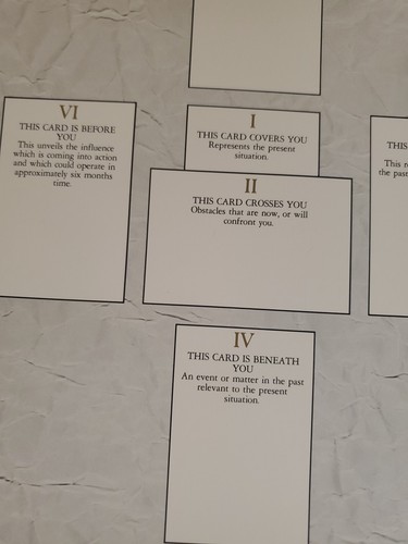 Mystical Circle Board Game Astrological Predictions Tarot Cards 1987 Complete - Picture 6 of 10