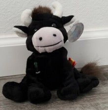 1999 Coca Cola International Spain Toro Black Gray Bull Bean Bag Animal Plush