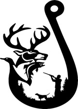 Hunting Deer Duck Vinyl Decal Sticker Car Truck SUV Window Bumper Wall Tablet