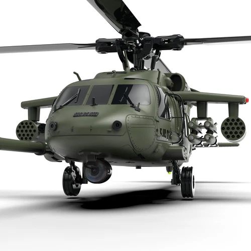 YXZNRC UH60 Black Hawk RC Helicopter with 6-axis Gyro 2.4G 6CH Flybarless 3D - Picture 4 of 26