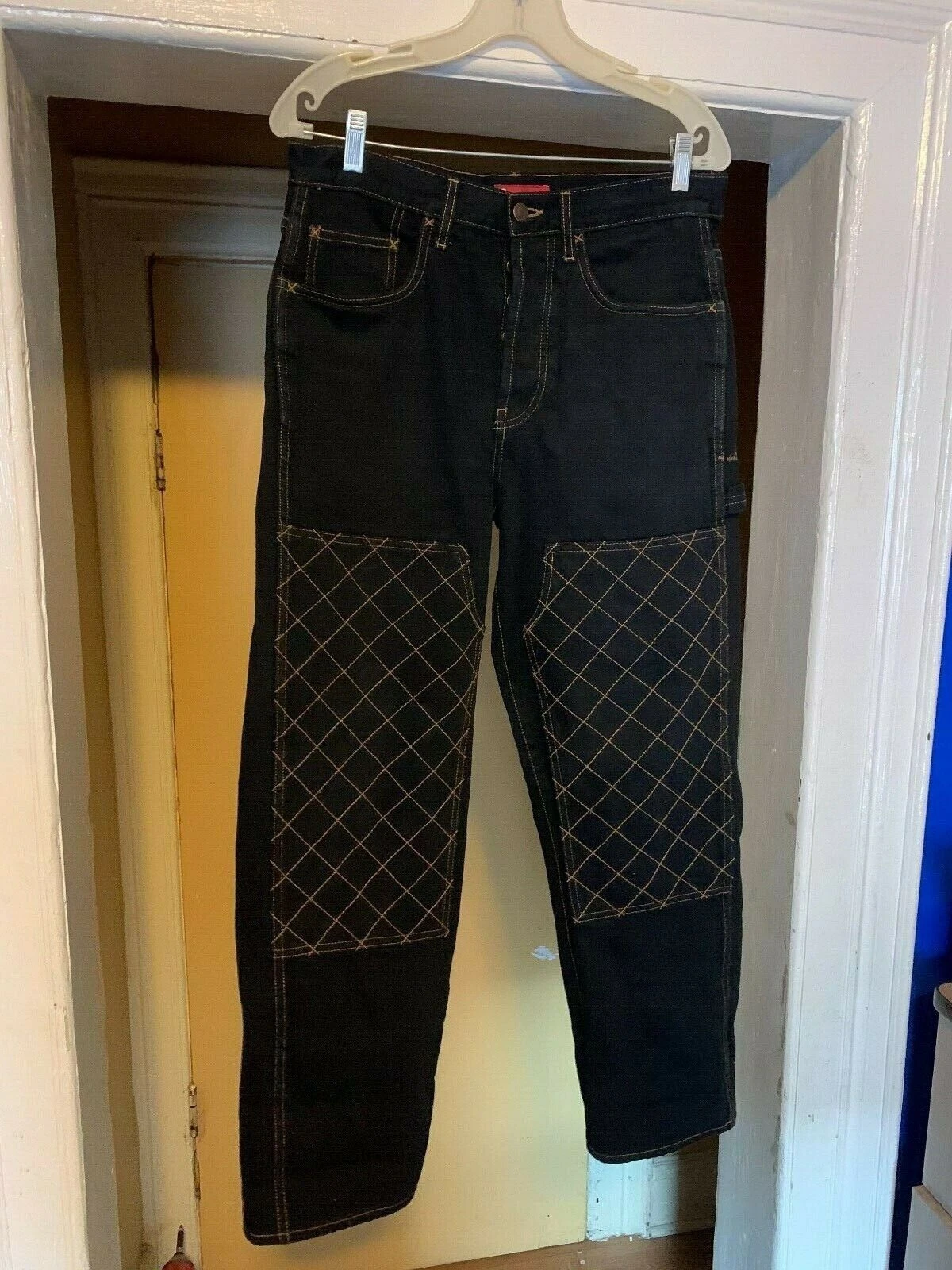 Jeans double genou point diamant Supreme taille 30 pantalon patinage (CERTAINES CONDITIONS)
