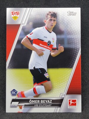 OMER BEYAZ 2021-22 Topps Bundesliga #164 RC Rookie STUTTGART Turkey b[9