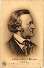 Old postcard AK Guillaume-Richard Wagner MUSIC COMPOSERS (1328081)
