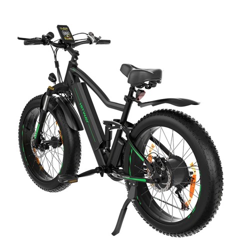 HITWAY BK9 26*4" Electric Mountain Bike 48V 15Ah Fat Tire EBike for