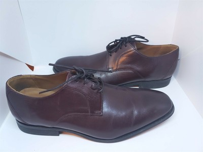 clarks burgundy mens shoes