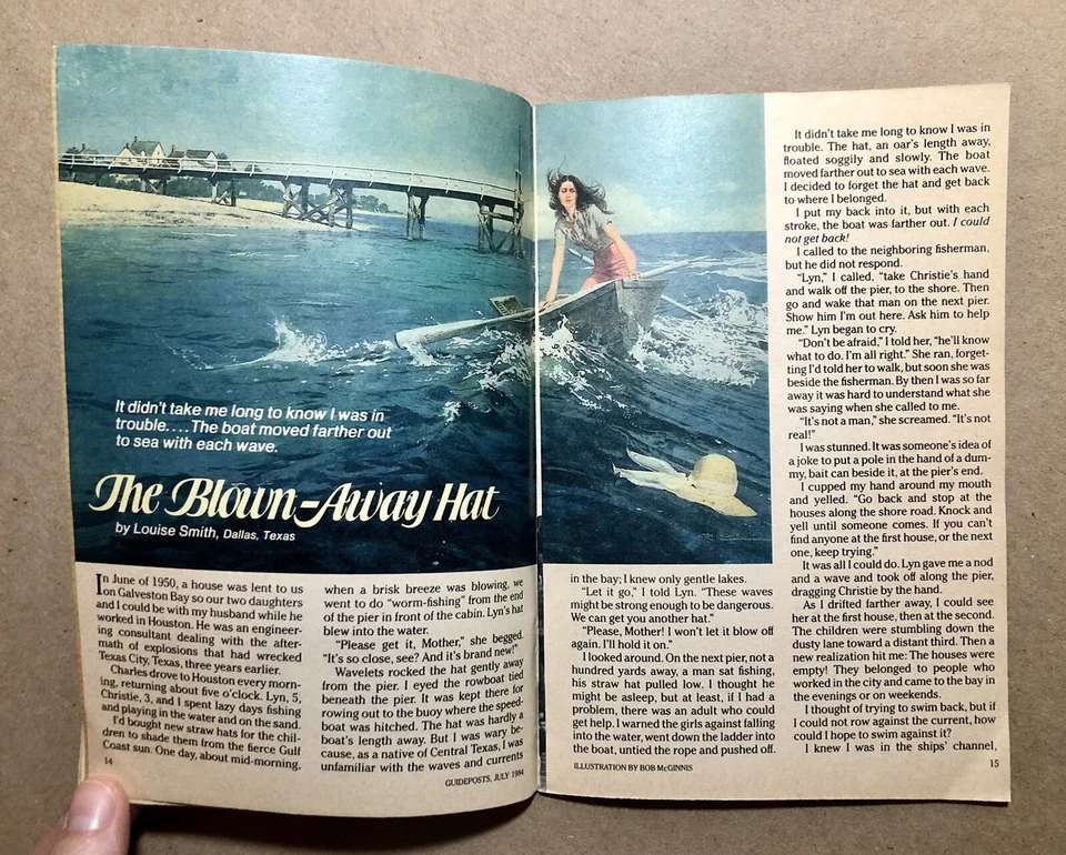 Guideposts Magazine 1980s (July 1984) Charlie Duke, Walking on the Moon, VG! - Image 3 of 3