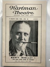 1949 Columbus, Ohio Hartman Theatre Season 1949-50 Program