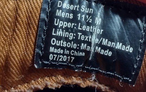 Kenneth Cole Reaction Chukka Boots Mens 11.5 M Dessert Sun - Picture 15 of 15